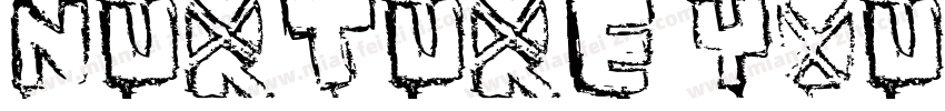 Nurture Your字体转换